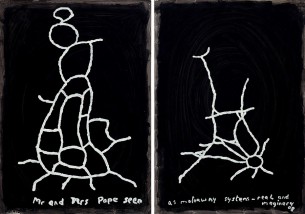 Mr and Mrs Pope seen as the motorway system real and imaginary 2008