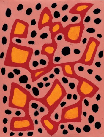 Yellow, Red, Pink and Black Knitting Pattern 2013