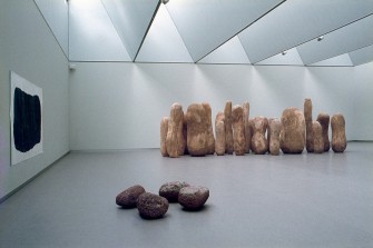 Stones (1980) and Two Red Holes (1981), Kröller-Müller Museum, Otterlo, 1981