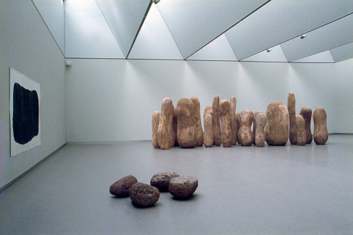 Stones (1980) and Two Red Holes (1981), Kröller-Müller Museum, Otterlo, 1981