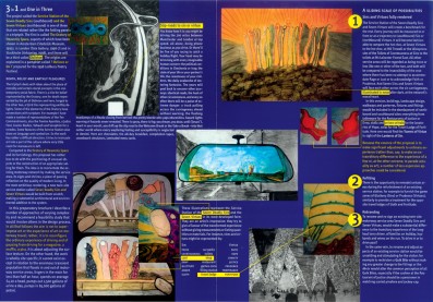 Motorway Service Station of the Seven Deadly Sins and Seven Virtues Plasticised Menu Card 1998