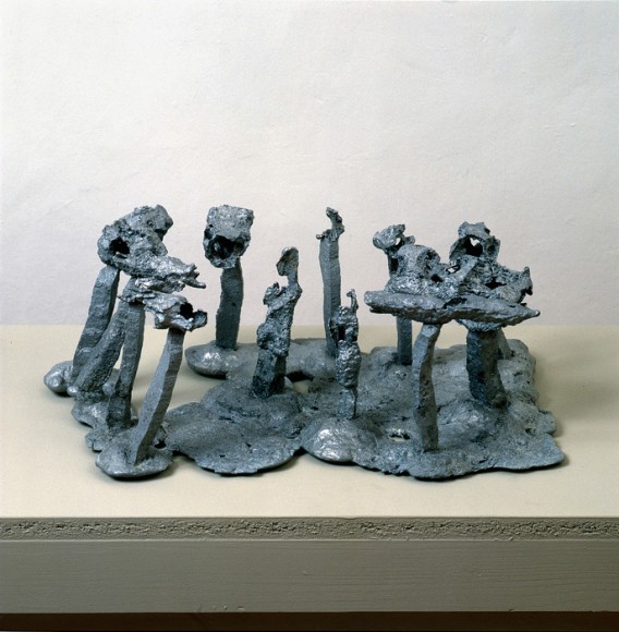 Mrs and Mrs Pope in the Garden Surrounded By the Ten Commandments or Are They Clouds 1991